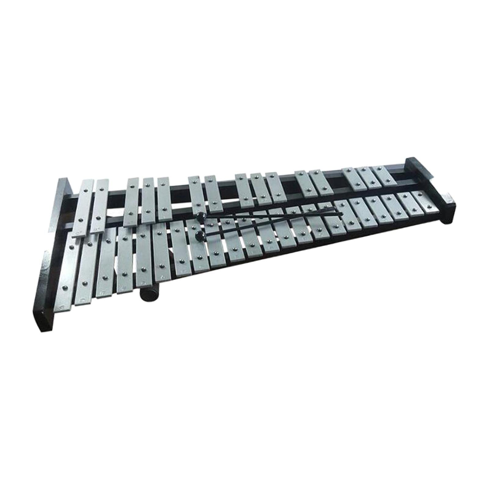 Strumento Musicale Giocattolo Professionale in Metallo Xilofono a 37 Note per