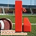 Joewuzun Football Pylons Football Field Markers End Zone Markers Sand Weighted Anchorless Football Endzone Pylons Football Accessories- Orange (Orange-2PCS)