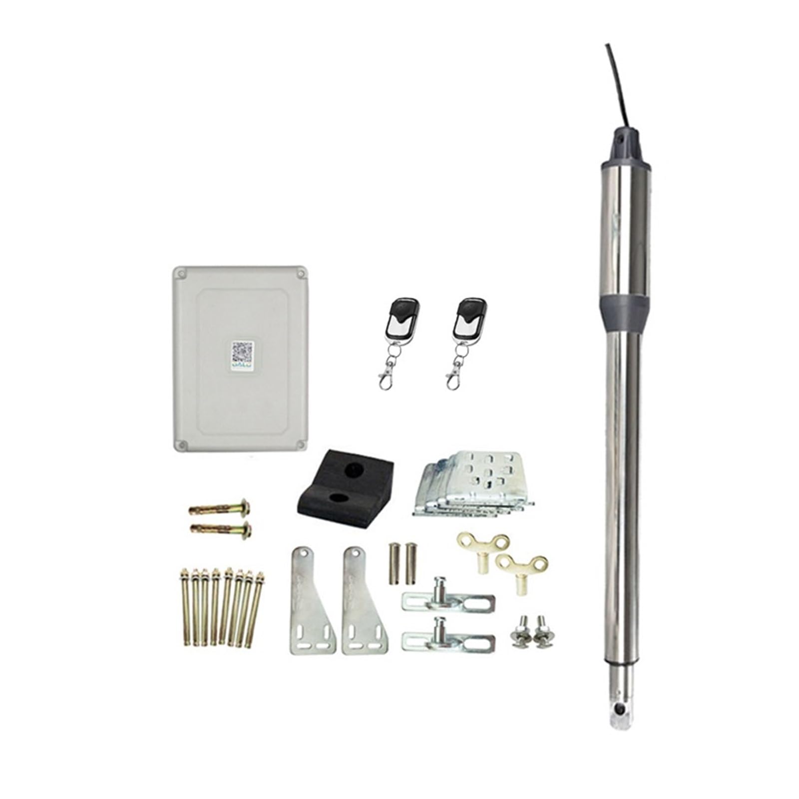 Automatic Gate Opener, Automatic (660lb) Single Swing Gate Opener Kit Suitable for Opening Gates/Gate Motor Solar Powered Optional(Kit a)