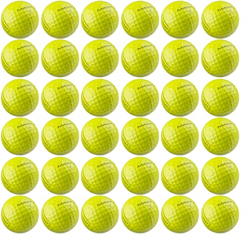 Maxfli StraightFli Yellow Golf Balls 36-Pack Low Spin