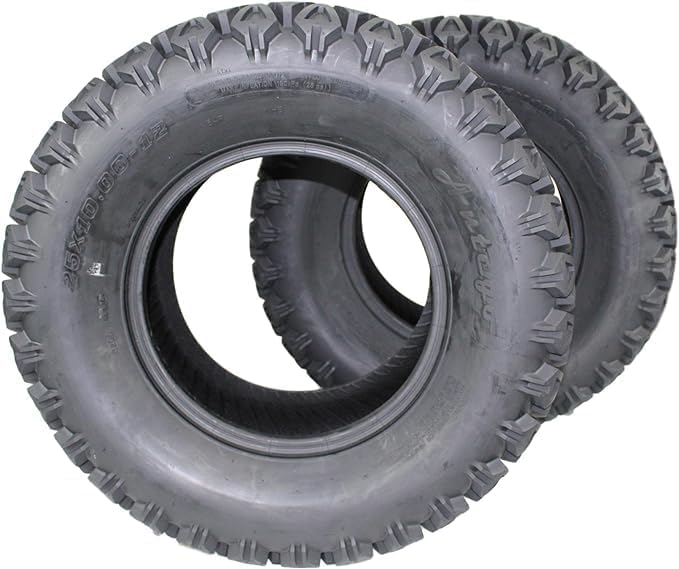 (Single) 25x10.00-12 for Kubota RTV's 900, 1100 & 1140 UTV's Tires 6 Ply ATW-045
