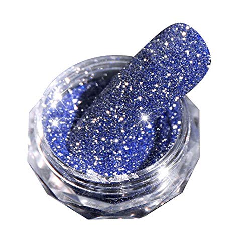 BOLANA Rushed Diamond Glitter Sparkles Pulver Pigment Nail Art Glitter Powder Dekoration