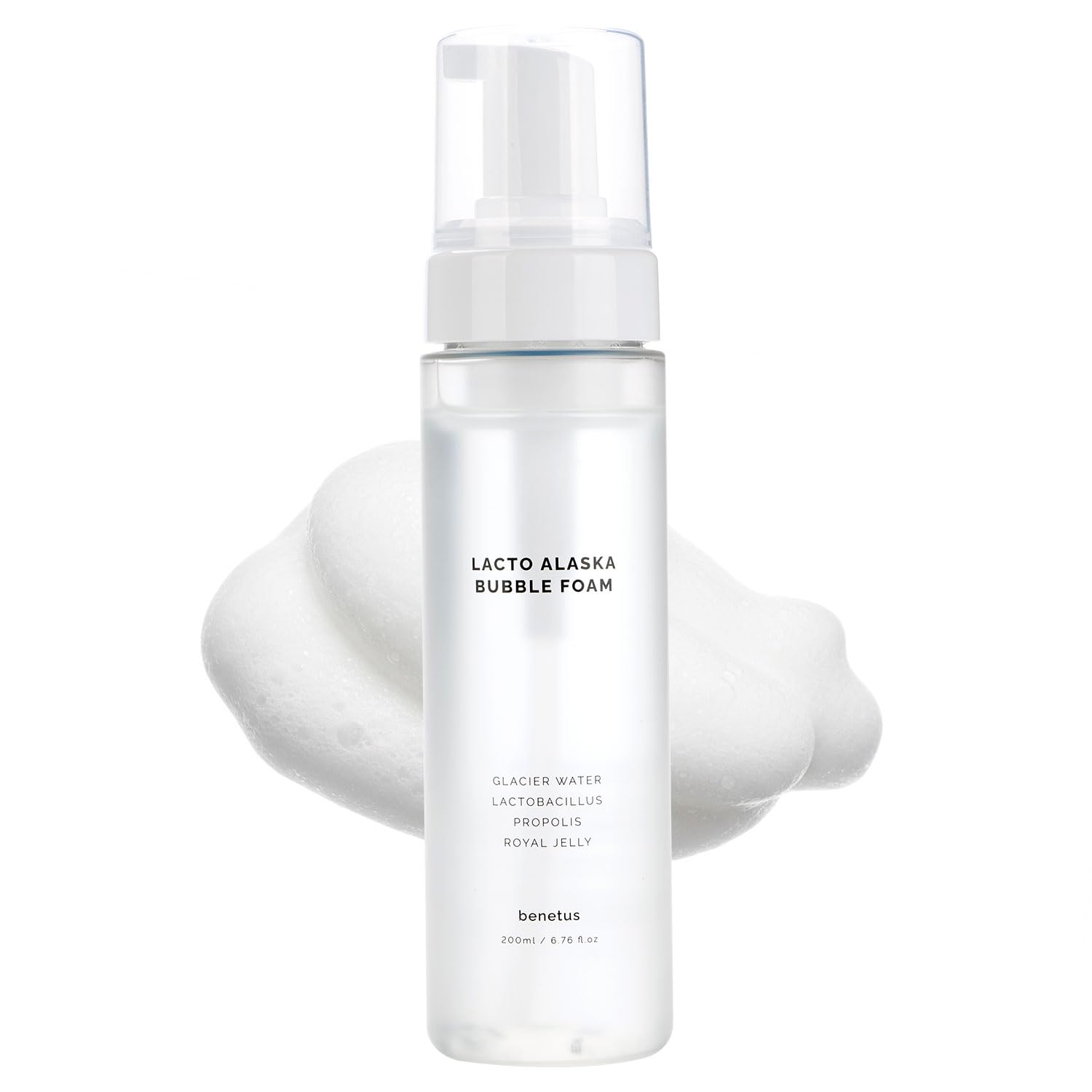Amazon.com: KSBC BENETUS Lacto Alaska Bubble Foam, Facial Cleanser