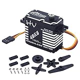 JX BLS-HV7146MG 46kg Brushless High Precision Steel Gear Full CNC Digital Servo Motor for RC Car...