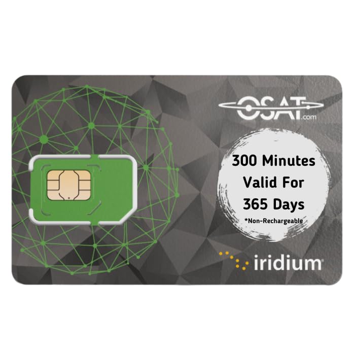Iridium 9555 satellittelefon med 300 minuter och SIM-kort