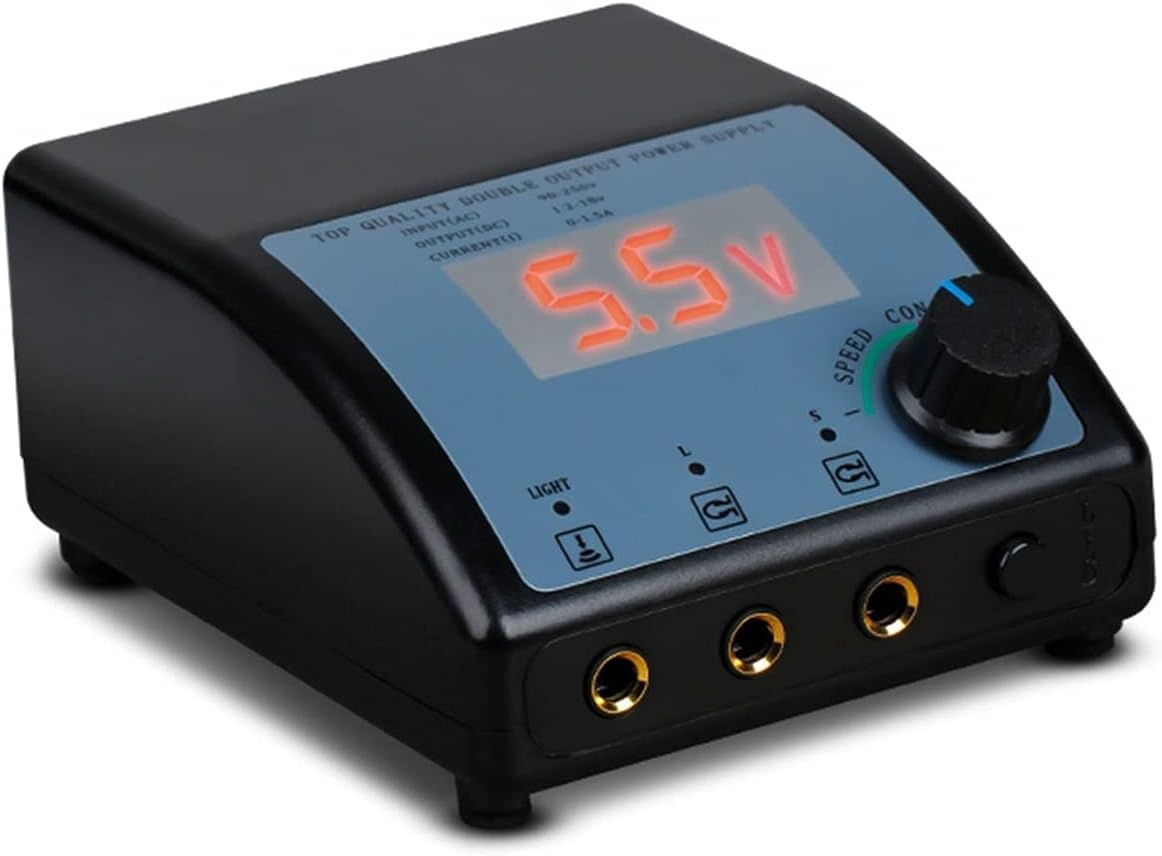 Professional Tattoo Power Supply Digital LCD Tattoo Machine Power Supply Tattoo Accessories with Power Cord