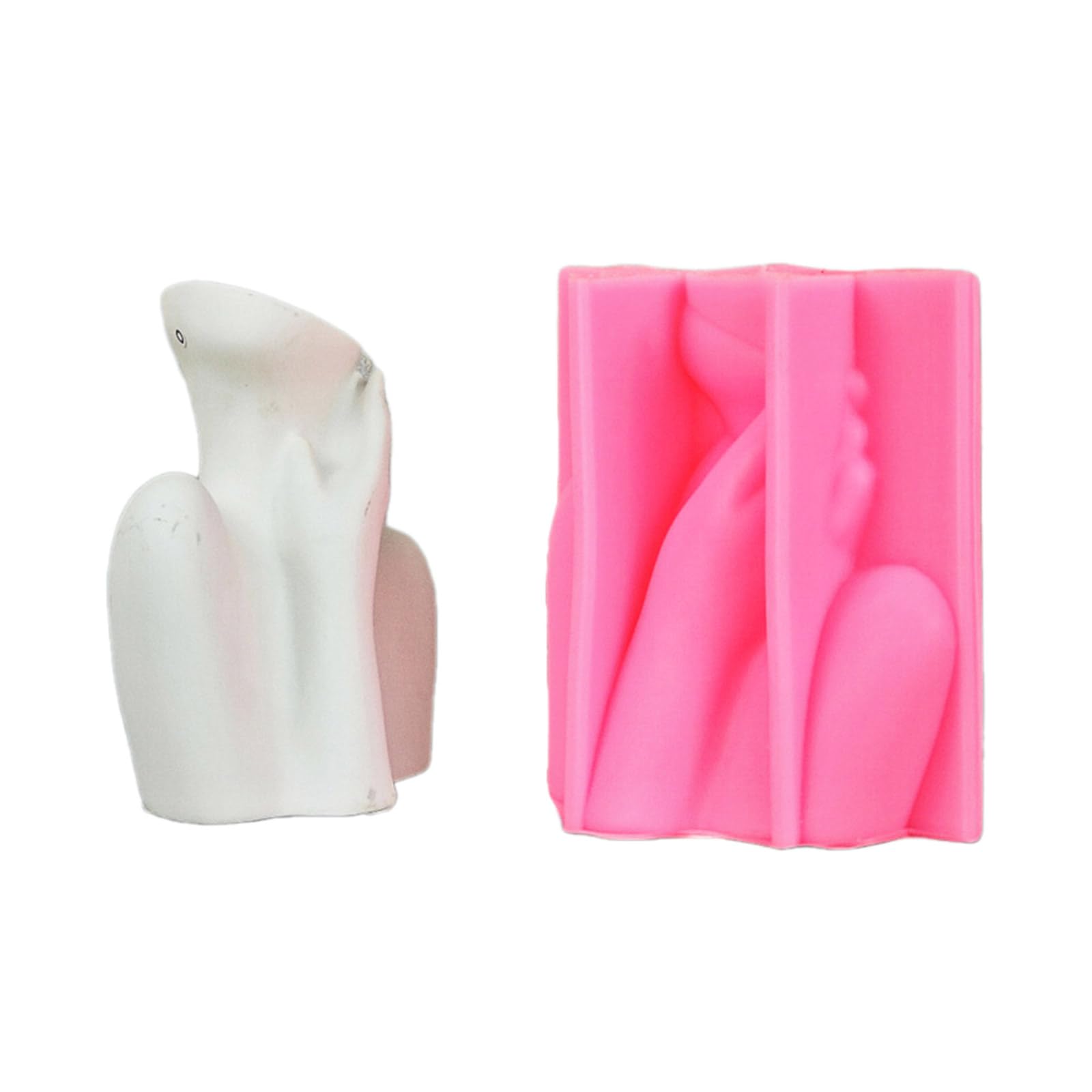 Creativo silicone umano per vasi di fiori stampo vaso cemento cemento resina epossidica colata strumento fai da te artigianato giardino
