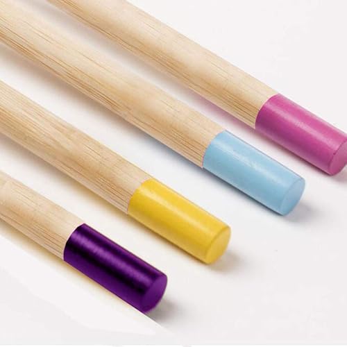 Miniatura 6 de Healifty cepillo de dientes de bambú ecológico suave para niños 6 unidades