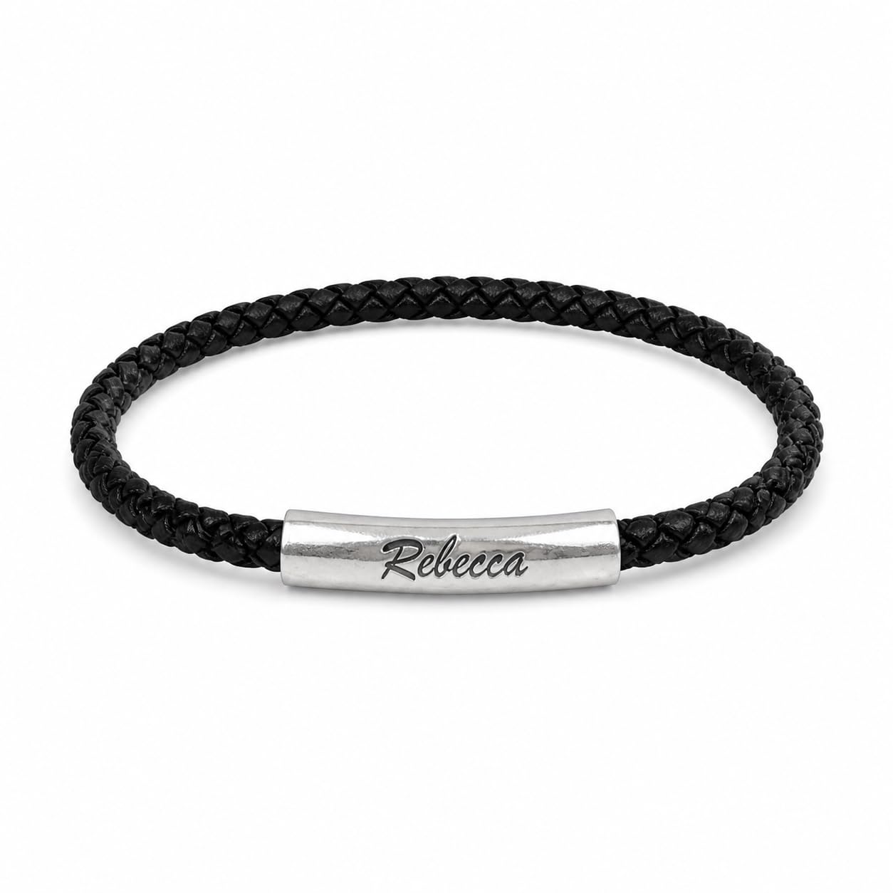 Su misura argento sterling uomini’s bracciale, 925 nome gioiello per lui Natale