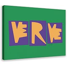 BMtyDG Henri Matisse Verve Cutout Lettering Typography Supreme Punk Dada Jazz Canvas Poster Wall Art Prints Room Aesthetic Murals Bedroom And Living Decorations Frame 24x36inch