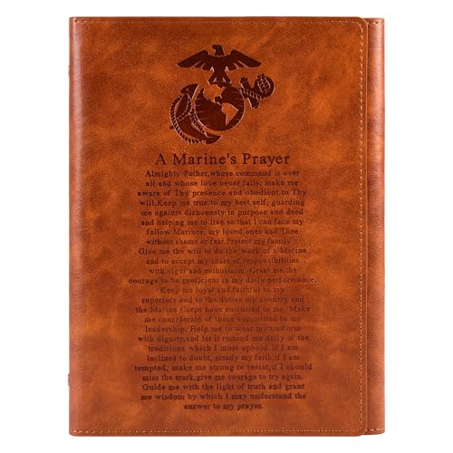 Cadeau personnalisé du Corps des Marines : carnet de motivation pour homme engagé