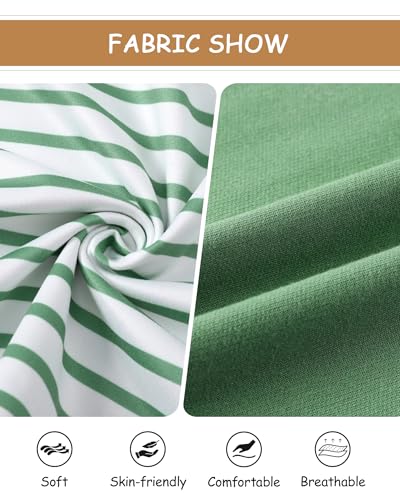 YALLET Toddler Boy Clothes Cute Long Sleeve Tops + Comfortable Overalls Jumpsuit Pants Outfits Sets 12M-5T4