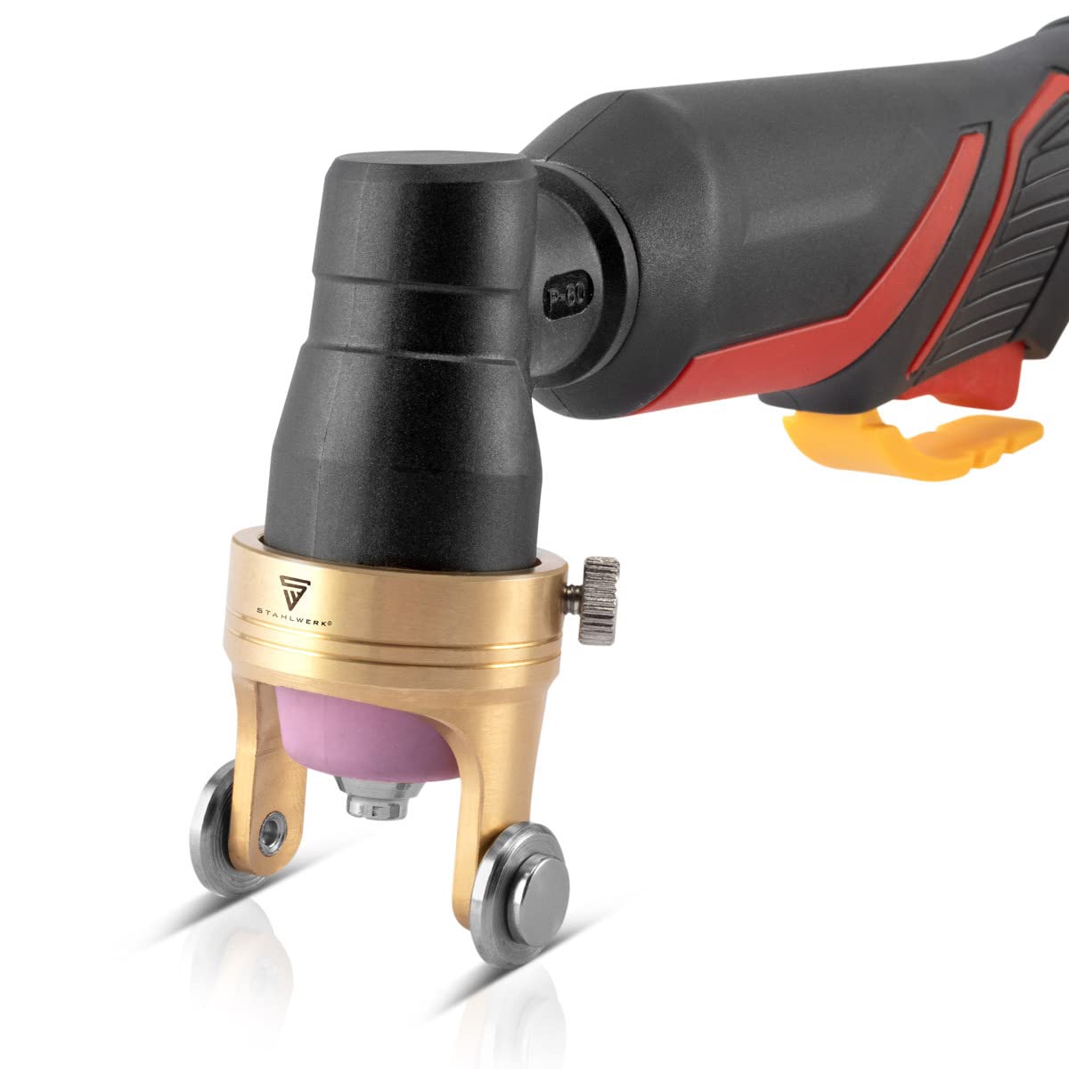 STAHLWERK Carro de guía/carro/espaciador/guía de rodillos para antorcha de plasma P-60 con encendido piloto