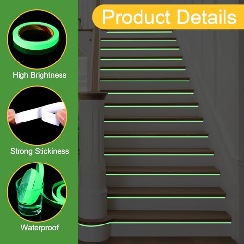 2 Rollen fluoreszierendes Klebeband 20 m