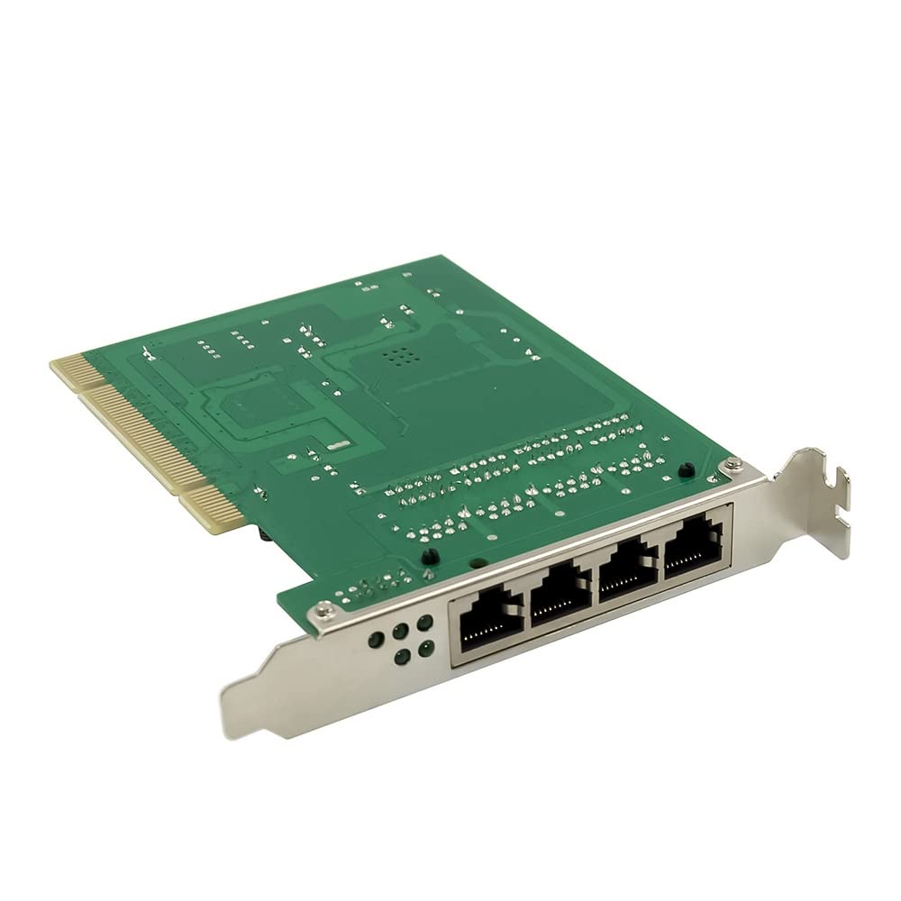 Przełącznik Fast Ethernet 100 Mb/s karta PCIE 4-portowa sieć RJ45 RTL8305+8100CL Chipset do komputera stacjonarnego