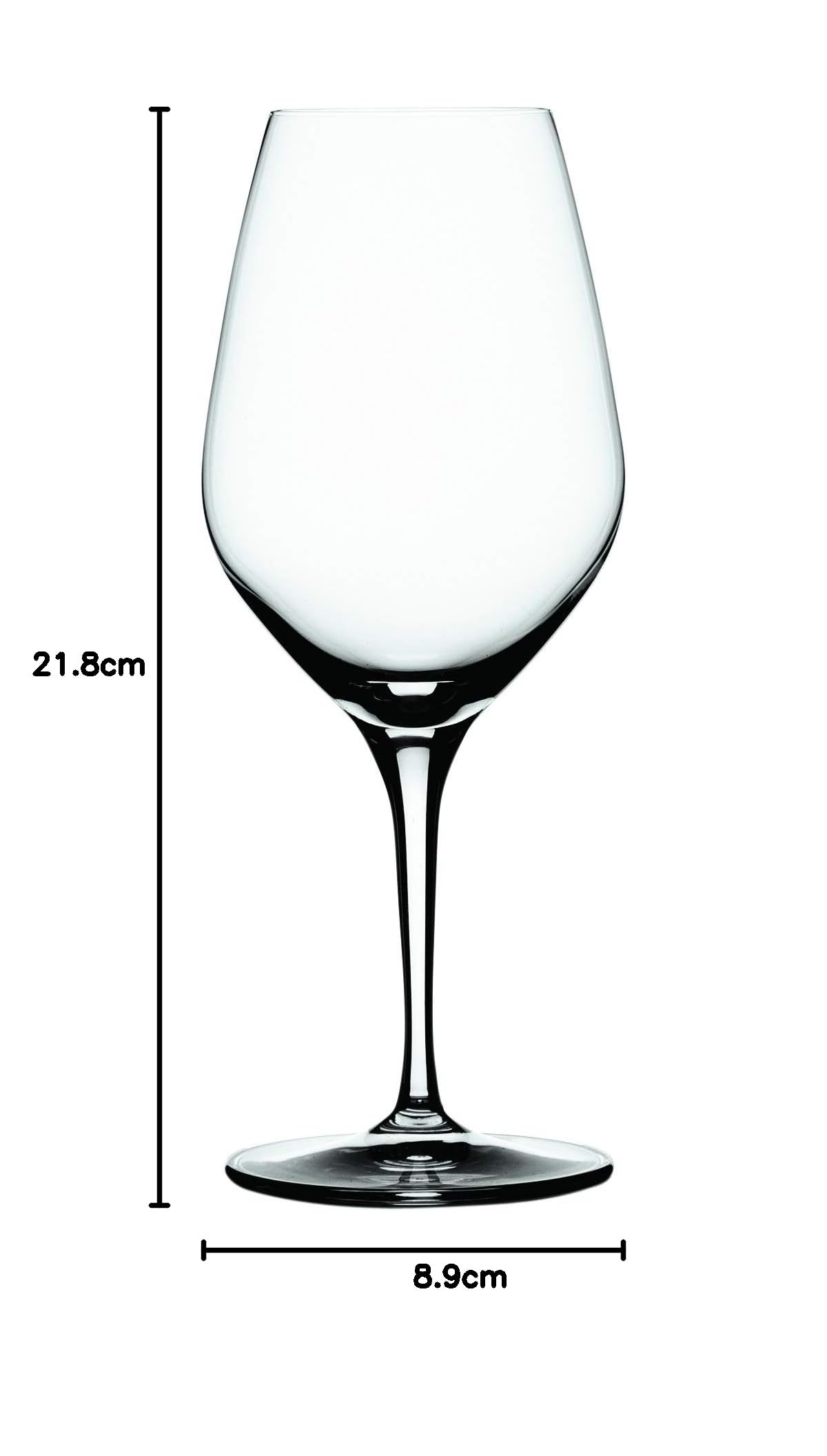 Spiegelau & Nachtmann - Bicchieri da Vino e Decanter, Serie Authentis, Rotweinglas, Set da 4
