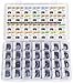 SMD SOT-23 Electronic Components Assortment, Transistors, BJT, MOSFET, Diodes, Schottky, Switching, Voltage Regulator, 28 Types, 1400 pcs