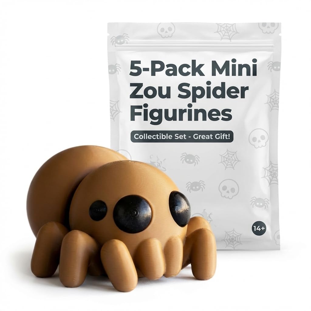 Amazon.com: 5-Pack of Mini Zou Spider Collectible Figurines