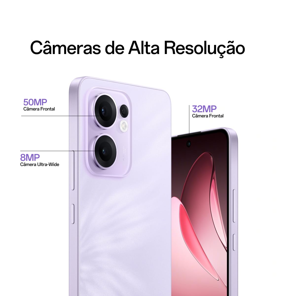 SMARTPHONE OPPO RENO 13 F 256GB 12GB LAVANDA | Amazon.com.br