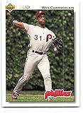 Baseball MLB 1992 Upper Deck #347 Wes Chamberlain VG Phillies