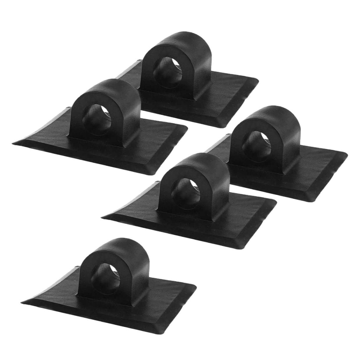 BRIGHTFUFU 5pcs Kayak Motor Mount Bracket Clip Motor Fixing Buckle Compatible Inflatable Boats and Fishing Kayaks Support for Smooth Installation