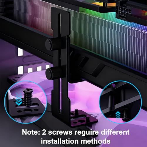 Image of ZORBES GPU Support Bracket, Graphics Card Holder with Adjustable Height 6-96mm, Anti-Sag Support Stand for PCIe Protection, Stable GPU Mount Compatible with Most ATX Cases & Graphics Cards
