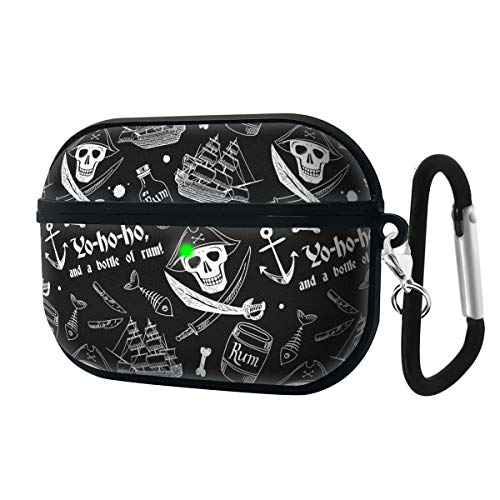 Étui AirPods Pro cuir synthétique élégant classique motif pirate