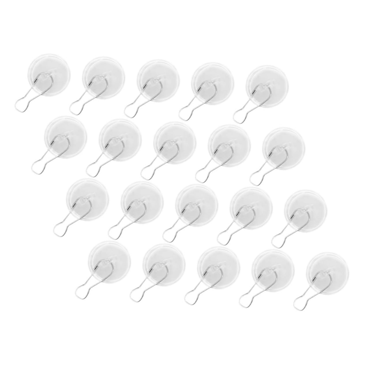 40piezas Ganchos Adhesivos De Techo Transparentes De Resistente y Duradero Para Decoraciones Techos y Paredes Sin Taladro Carga Sostenida Alta