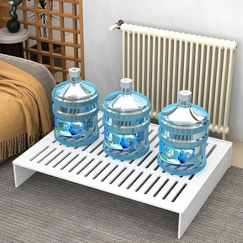 Cache radiateur blanc universel avec tablette de rangement