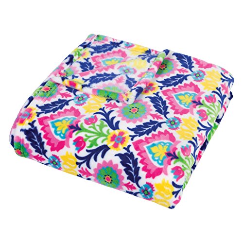 Trend Lab Plush Multi Waverly Throw Blanket, Santa Maria