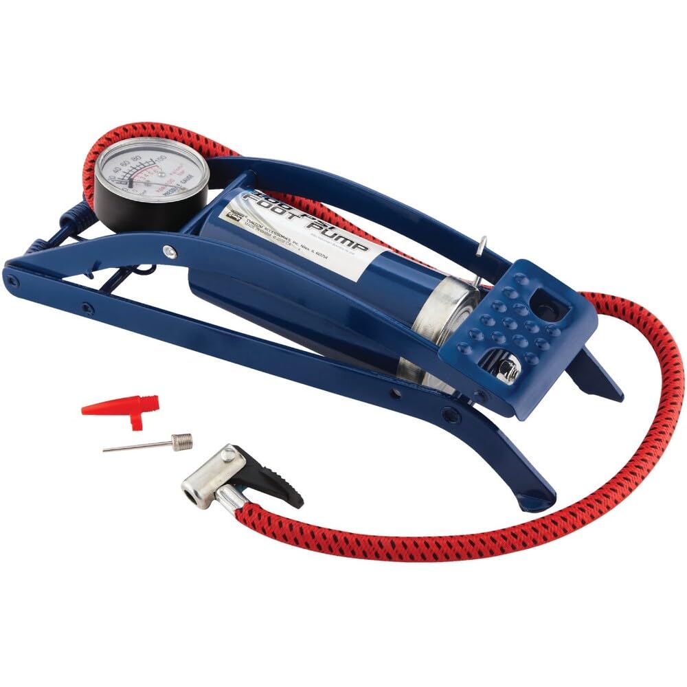 Amazon.com: Custom Accessories 57770 '100 PSI' Deluxe Foot Pump