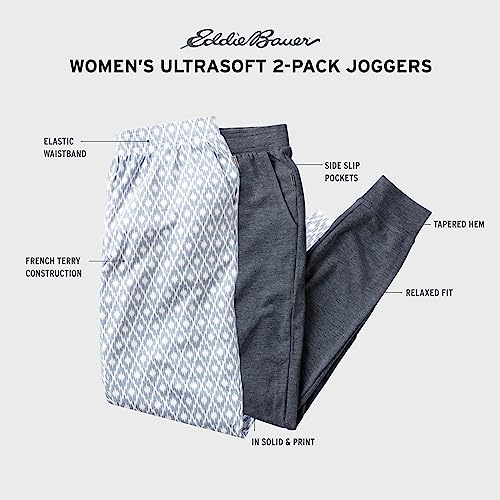 Eddie Bauer Women's Pajama Bottoms - 2 Pack Ultra-Soft Sleep and Lounge Jogger Pants for Women (S-2XL)2