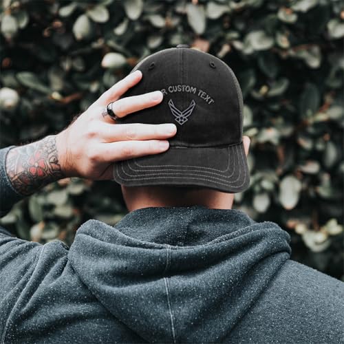 Image of Custom Richardson Trucker Cap Air Force Emblem air Force Hats for Men | Embroidered Men & Women Cotton custom richardson hat air force hats for men