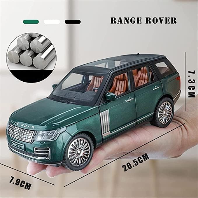 Image of Exclusive Alloy Metal Pull Back Die-cast Cars 1:24 Scale Model with Sound Light Mini Auto Toy for Kids (Colors as Per Stock)(Landroover)
