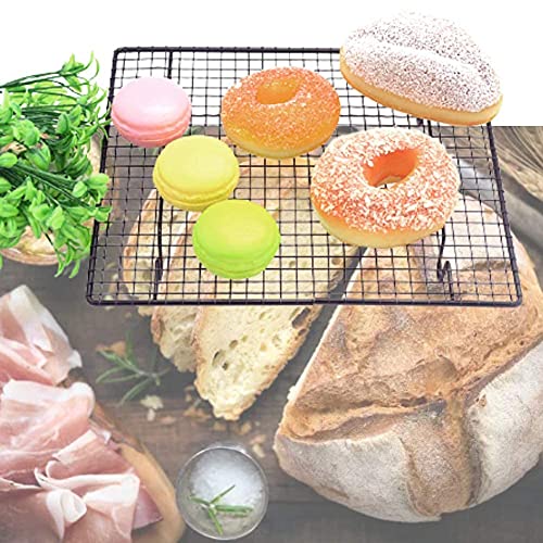 Racks De Refroidissement à 3 Niveaux - Grille De Cuisson Antiadhésive En Acier Inoxydable Pour Biscuit/gâteau/pain, Pliable & Expansé, 34 X 24,5 X 19.5cm