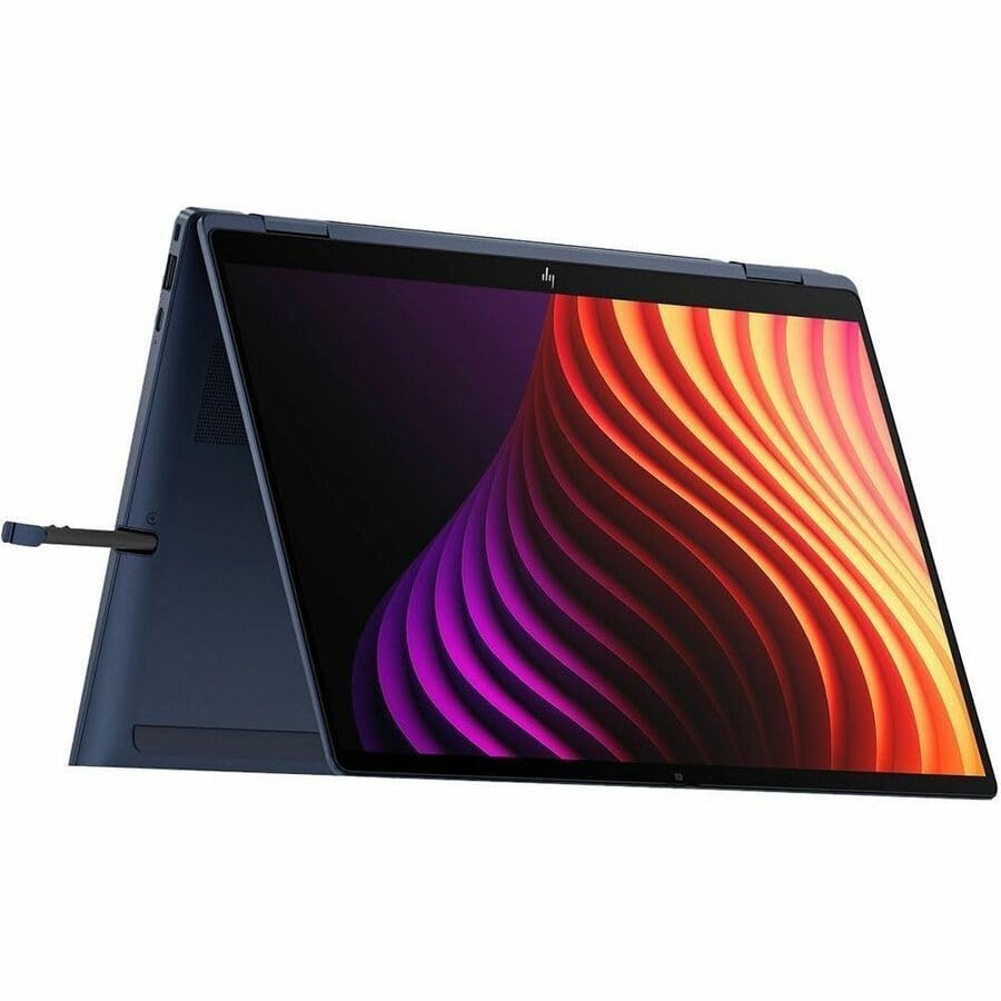 Image of HP EliteBook X Flip G2i 14 inch Touchscreen Convertible Copilot+ PC 2 in 1 Notebook - WUXGA - Intel Core Ultra 7 Series 3 356H - 32 GB - 1 TB SSD - English Keyboard - Atmospheric Blue - Intel Chip - 1920