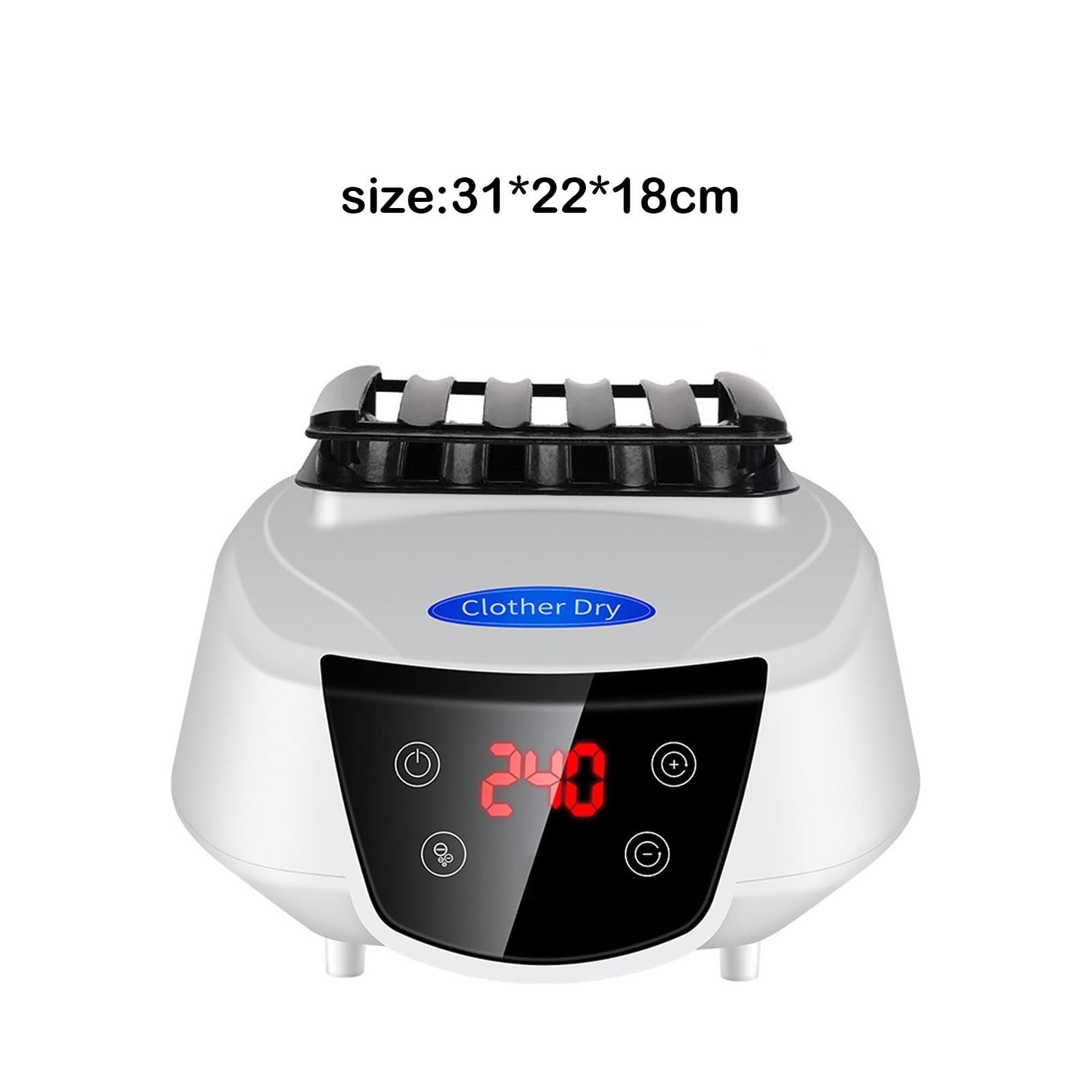 Sèche-Linge Électrique Portable 2300 W avec Minuterie, Mini-Armoire De Séchage for Maison, Appartement, Voyage, Camping-Car, Rapide, Efficace Et Facile À Utiliser Et À Ranger.