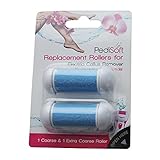 Replacement Head for Electronic Callus Remover 2-Pack - 1 Coarse and 1 Extra Coarse Designed Specifically for PediSoft Electronic Foot Callus Remover