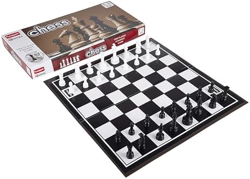Funskool Chess, Strategy Game, Board Game for Kids, Adults, Families, Educational, Fun, 2 Players, Family Fun, Learning Activity Toy for Childrens, Gift Set for Kid, Ages 7+ Years