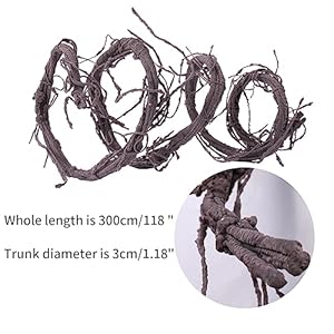 118flexiblelargeartificialfakereptileplantstreebranchestwigscherryblossomlianawallhangingwreathtrunkstickvinesgarlandweddinggardenxmashalloweenjungledecoration Urban Country Home Decor 118 flexible large artificial fake reptile plants tree branches twigs cherry blossom liana wall hanging wreath trunk stick vines garland wedding garden xmas halloween jungle decoration urban country home decor