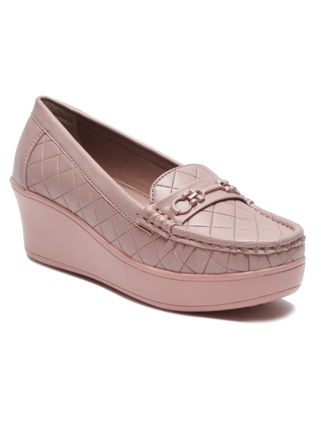 Flat n Heels Womens Pink Loafer FnH GS-151-PK (B0C6KRLD8K) Amazon Price History, Amazon Price Tracker