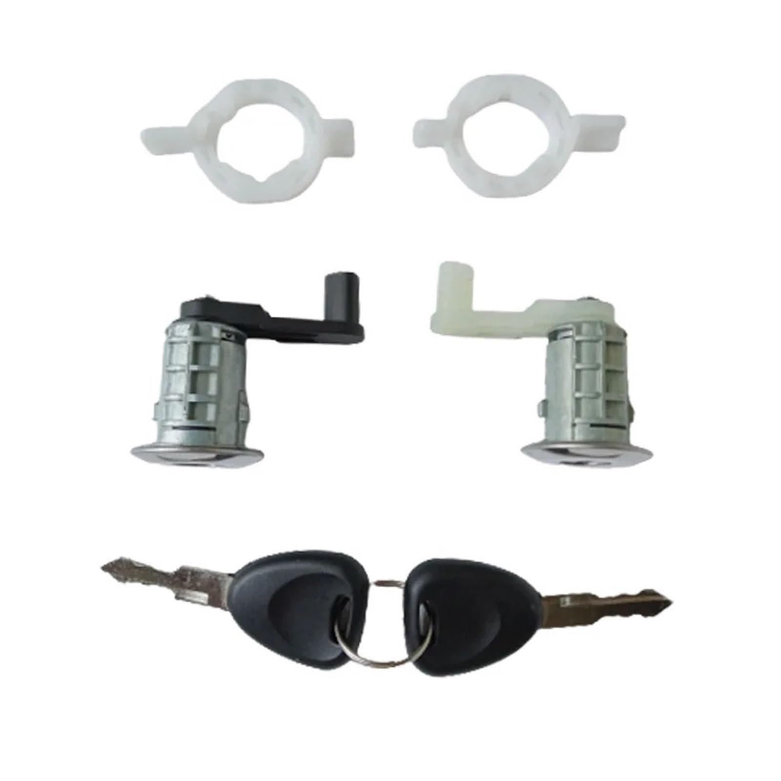 Hzsmyxgs One Color Car Door Lock Compatible With Megane 1996 1997 1998 1999 2000 2001 2002 2003 7701468981 7701468982 Left Right Car Door Lock Barrel Cylinder With 2 Key