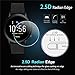 Suoman 3-Pack for Fossil Gen 5 Carlyle HR and Fossil Gen 6 Men Women Screen Protector, Ultra-Thin Tempered Glass Screen Protective Film [2.5D 9H Hardness] [Anti-Scratch]