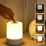 Desidiya Touch Control Led Night Table Lamp 3-Color Brightness for Bedroom, Living Room & Study Room Cute Small Bedside Lamp for Bed Room Corded Electric Light for Study Room