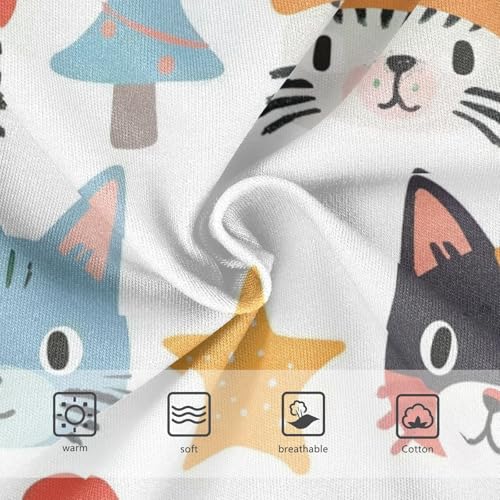 Girls' Cotton Panties Organic Underpants for Toddler Girls Christmas Santa3