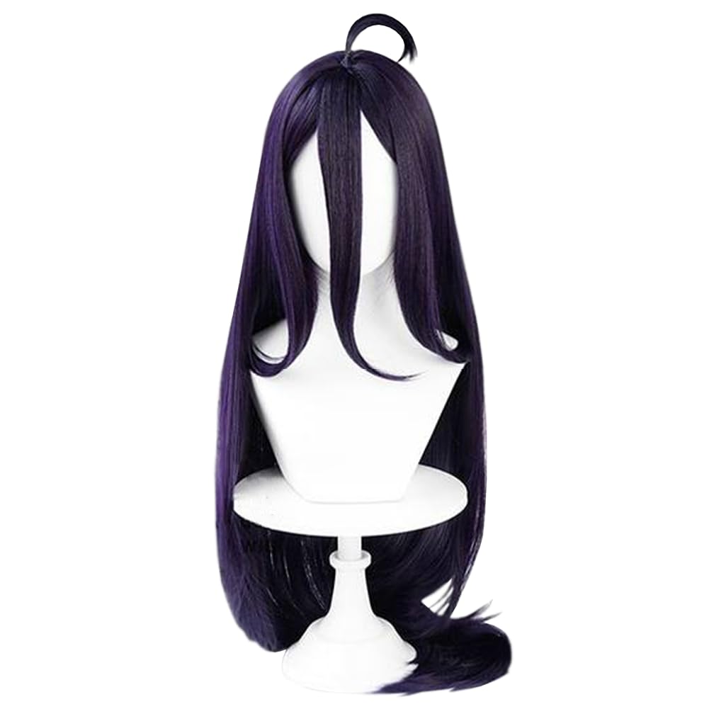 YLQANONG Albedo Anime Cosplay Costume Long White Dresses Albedo Cosplay Full Set for Halloween