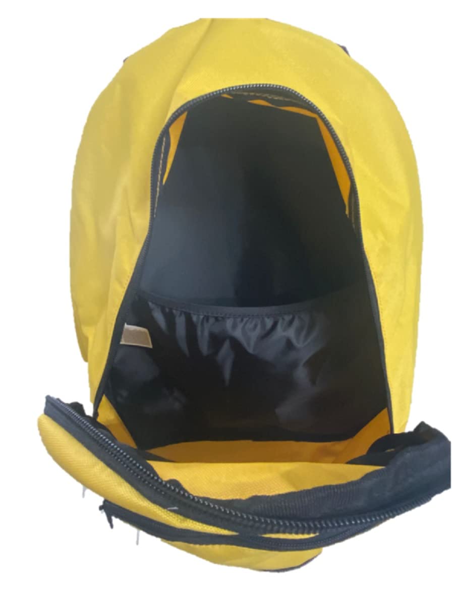 Vans Ranged 2 mochilas amarillo azufre rosa gráfico fuera de la pared bolsillos para laptop, universidad, escuela, casual, viaje portátil