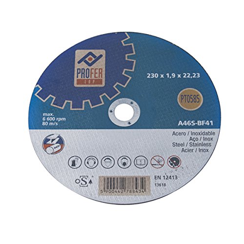 Disco C H Metal/Inox Plano Profer Top 230X1,9 Mm