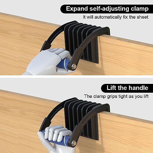 Image of Panel and Plywood Carrier（2 Pack）, Plywood Lifting Tool and Drywall Carrying Tool, Panel Gripper for Wood Sheet Board uesd with one hand, Adjustable Clamping Thickness up to 1 inch