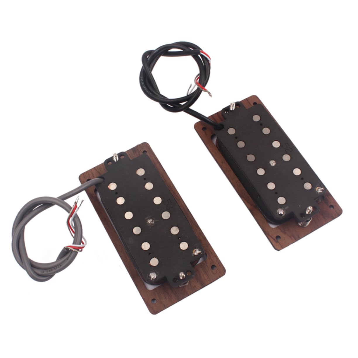 Pickup Humbucker in Legno di Rosa Gmc52 per Chitarra a 6 Corde | Ricambio per Chitarra Elettrica, Toni Bilanciati Classici, per Chitarrista